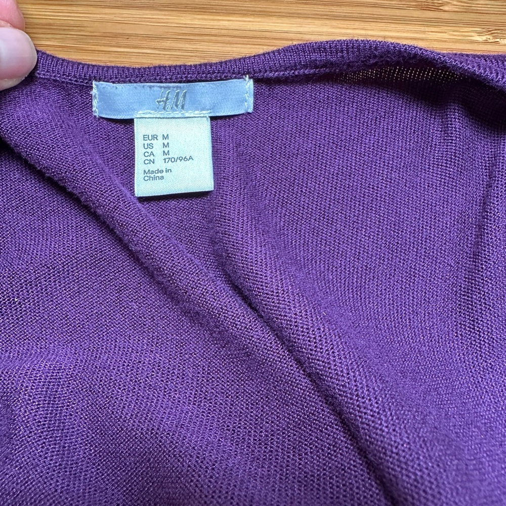 H&M Rich Purple Mini Dress - Picture 2 of 3